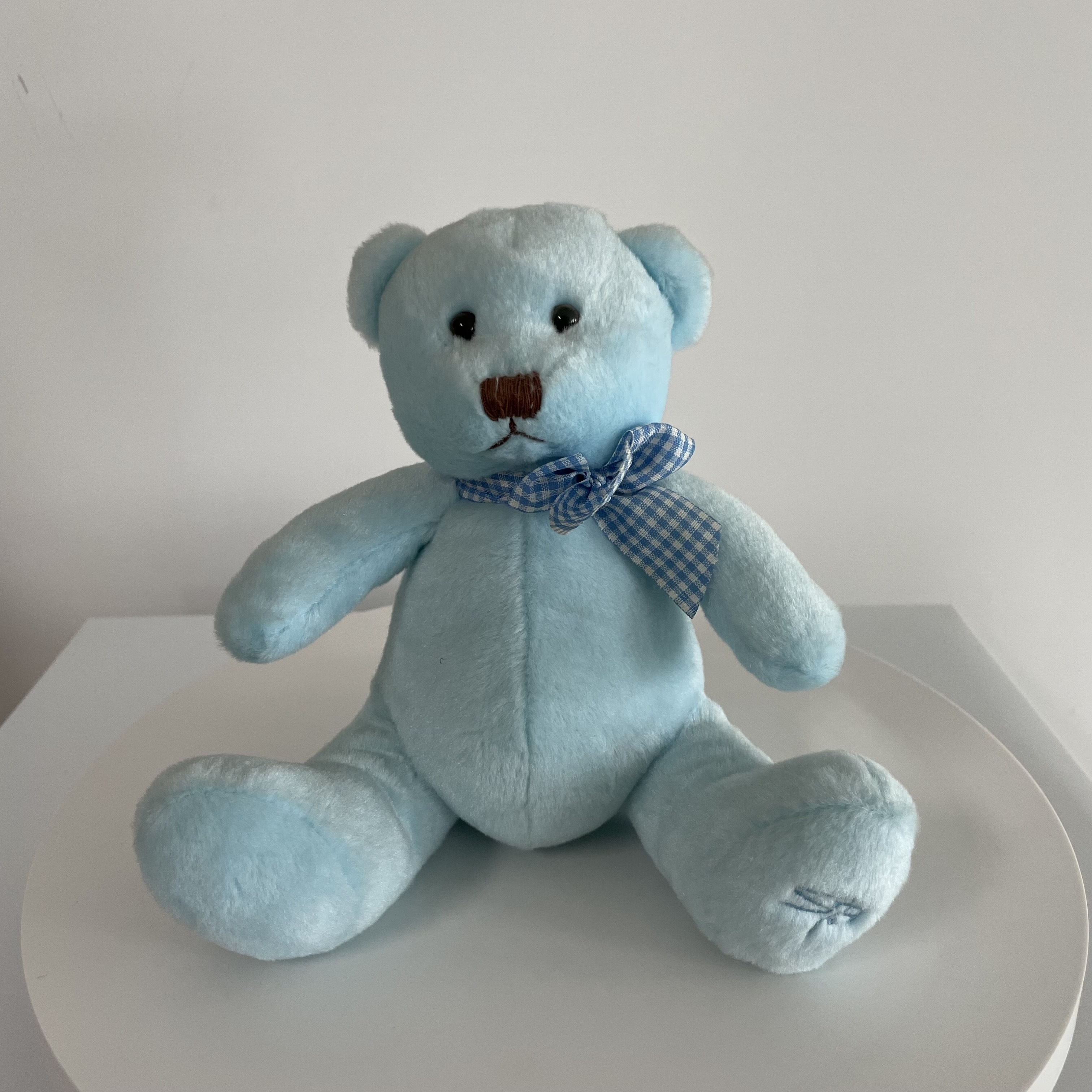 JM003 Plush Toy Teddy Bear with Pink and Blue Color