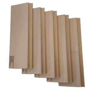 China Manufacturer Basswood Window blades and Blinds Plantation shutter components Rails