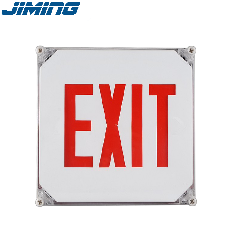 UL Approved Wet location rated EXIT SIGN JEEWPR battery operated lighted exit signs