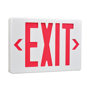 JEE2RWE UL & cUL Approved Hotel use emergency exit light powered exit signs