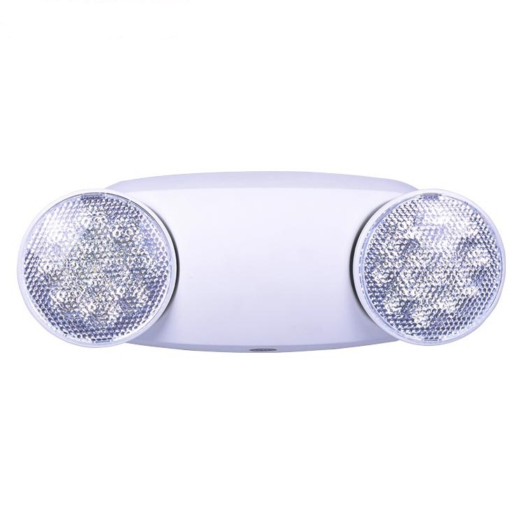 Made by JIMING Dustproof led portable rechargeable twin spot emergency light  for homes