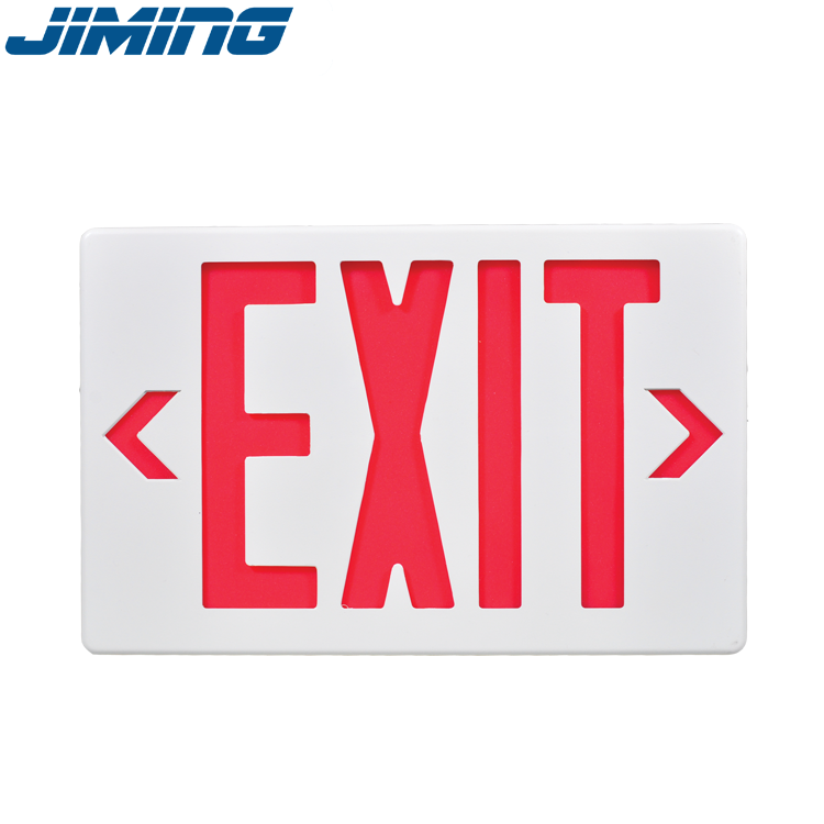 JEE2RWE UL & cUL Approved Hotel use emergency exit light powered exit signs