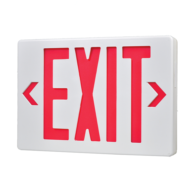 JEE2RWE UL & cUL Approved Hotel use emergency exit light powered exit signs