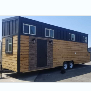 Expandable mobile travel trailer container tiny home trailer house on trailer