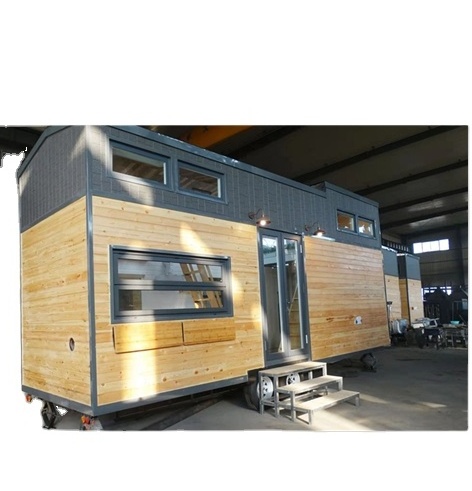 New Mountain style trailer house portable homes 2 bedroom container house on wheels