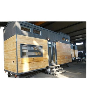 New Mountain style trailer house portable homes 2 bedroom container house on wheels