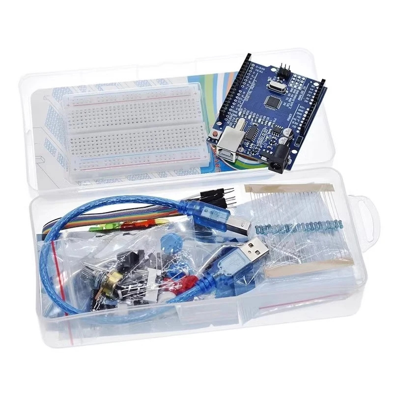 Basic Starter Kit for Arduino Uno Set R3 DIY Kit - R3 Board / Breadboard + Retail Box