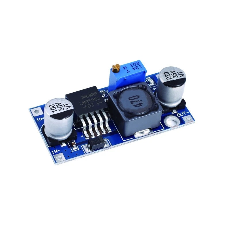 DIP 1PCS DC-DC Buck Converter Step Down Module LM2596 Power Supply Output 1.25V-30V