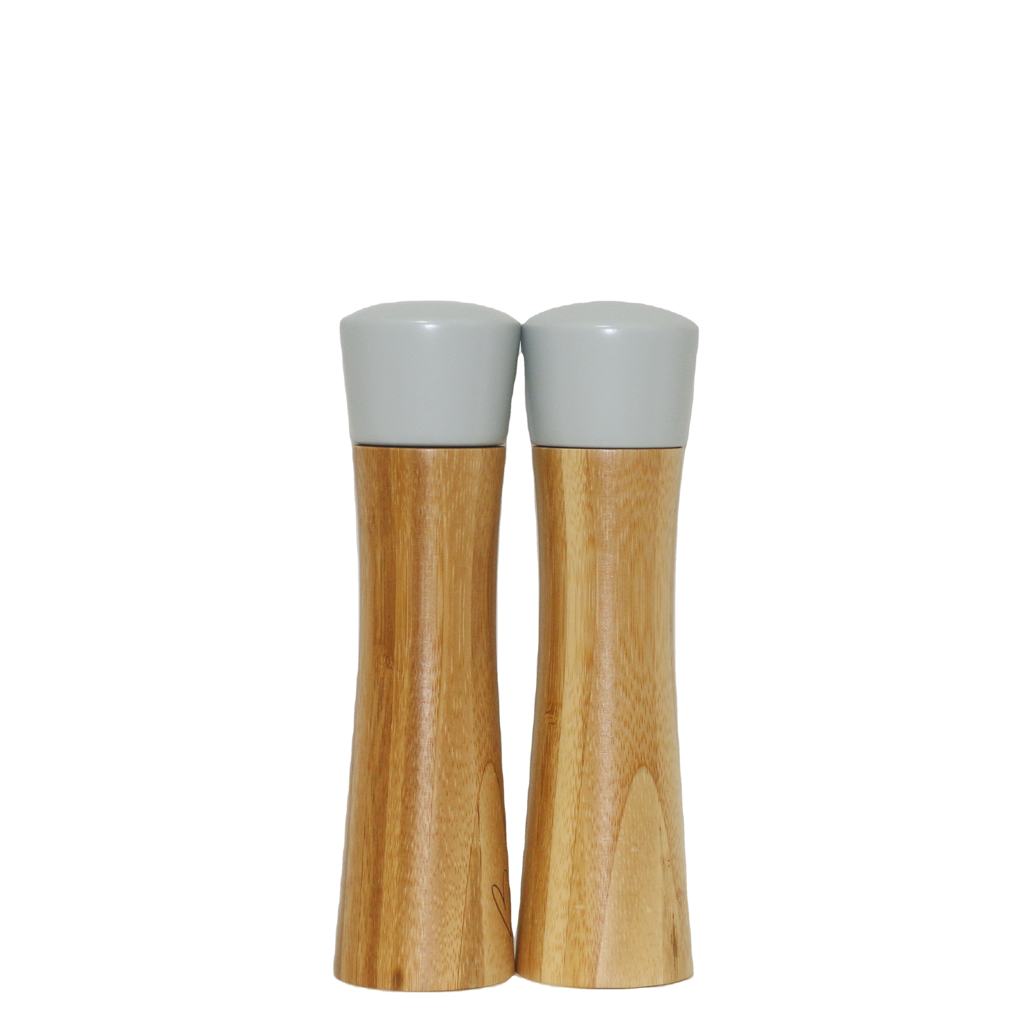 Hot selling Bamboo hand crank pepper grinder mill salt and pepper mill