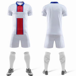 2021 Latest Club White Men Soccer-Shirts Tracksuit Football Uniform Jersey Kits