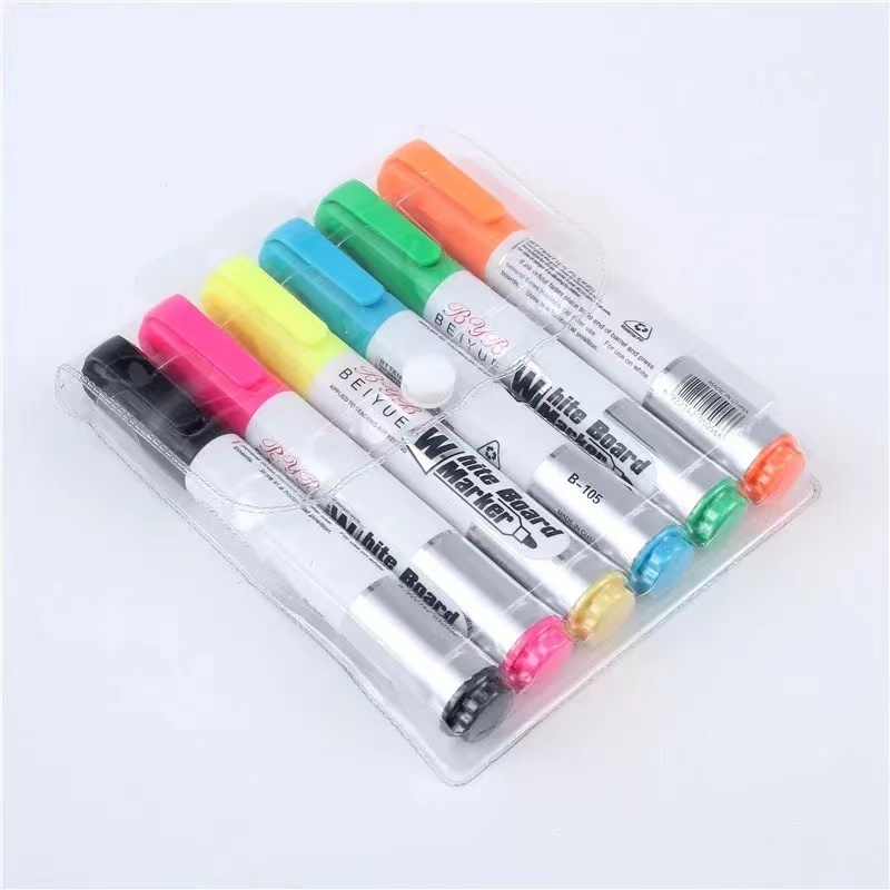 school and office good quaily white board marker refill ink 8 Colors Set Black Empty Refillable Whiteboard Marker