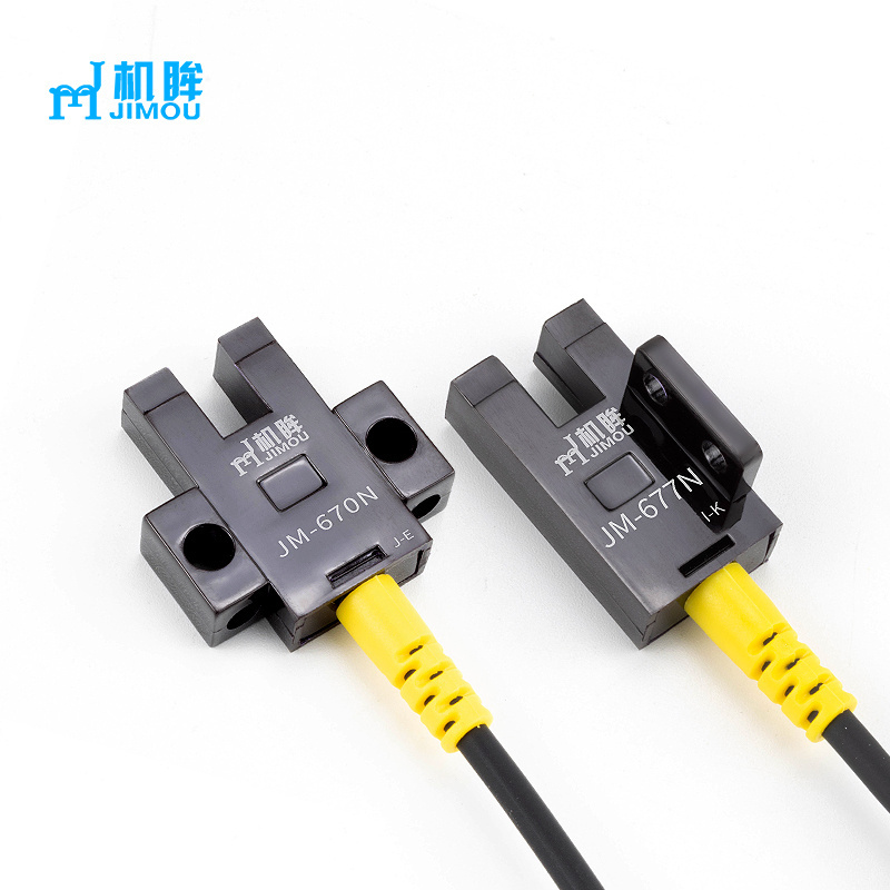 JIMOU Slot Type 5mm Slot Width NPN NO.NC U-shaped Photoelectric Sensor With CE RoHs