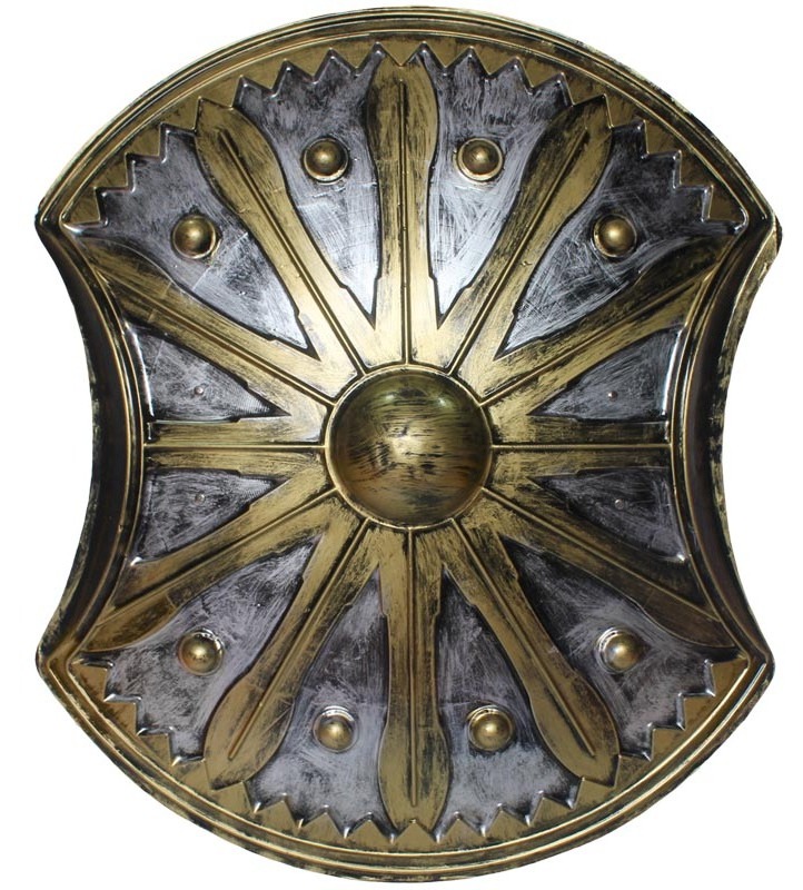 Medieval Shield Steel Spartan Soap Shape Shield  Armor Shield