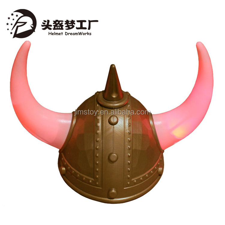 Viking Carnival Bull Ox horn Fancy Helmet