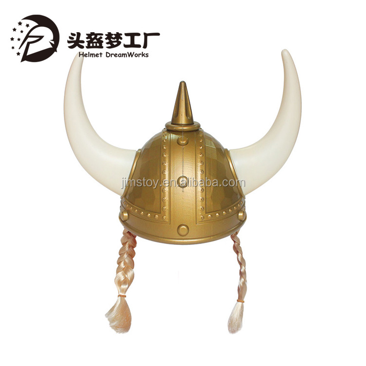 Viking Carnival Bull Ox horn Fancy Helmet