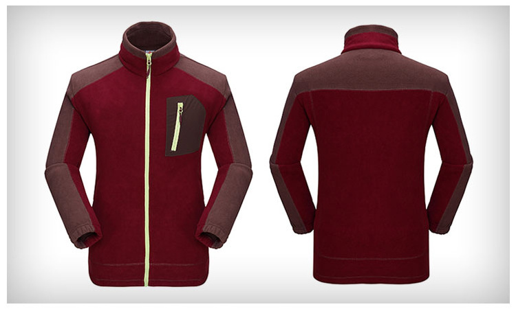 Cheap windproof stylish thick sport fleece jacket men quick dry warm winter coat without hood