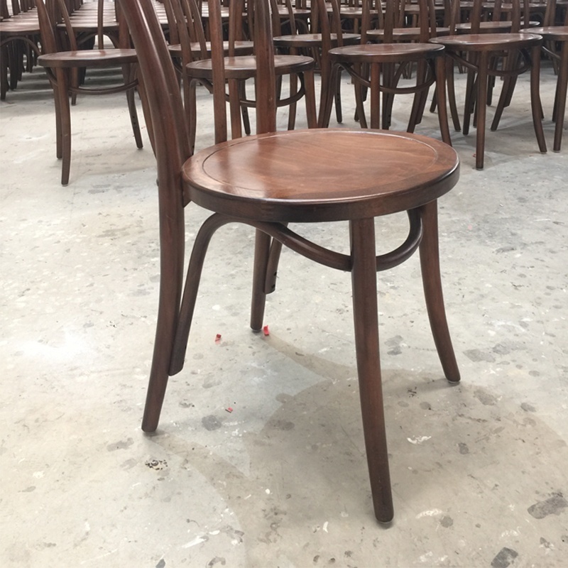 Wholesale Wedding Banquet Stackable Solid Wood Bentwood Sillas Thonet Event Chairs