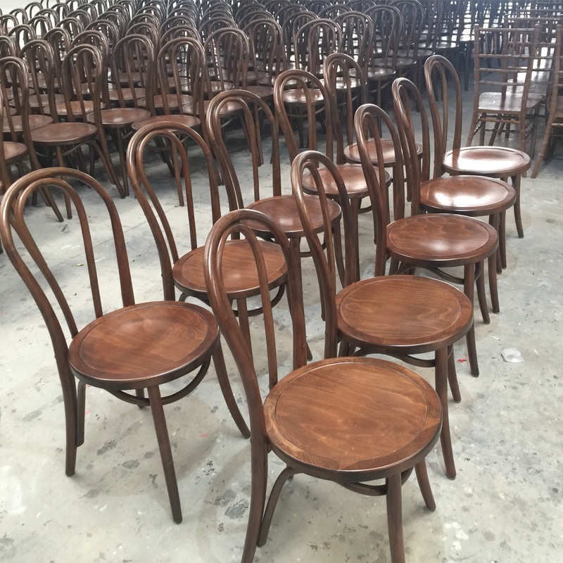 Wholesale Wedding Banquet Stackable Solid Wood Bentwood Sillas Thonet Event Chairs