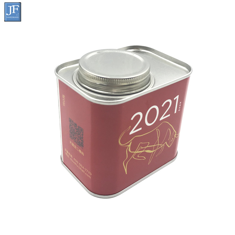 150g  Screw Lid Metal Can Coffee Bean Tin Cans with Valve Empty Coffee Cans