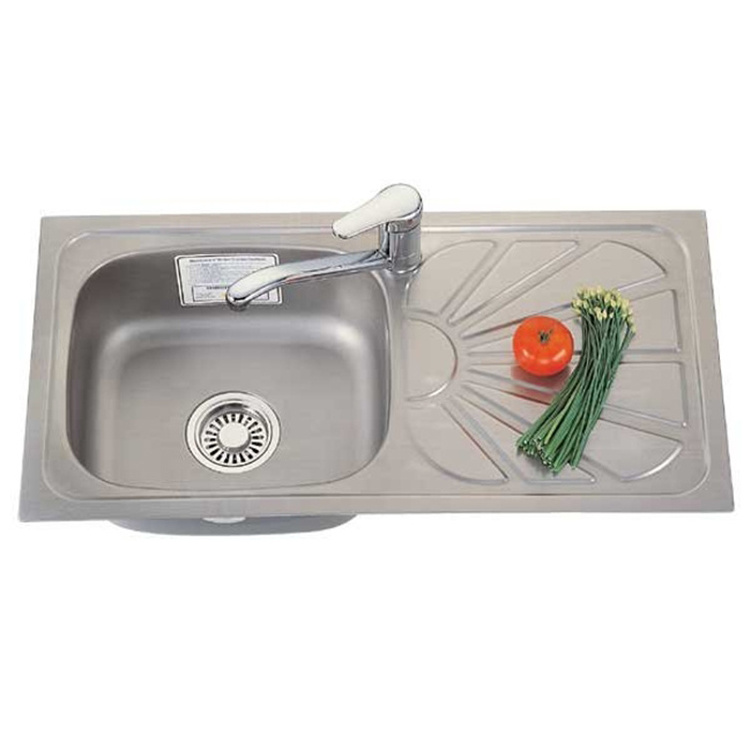 304 stainless steel double bowl commercial kitchen sinks single sink steel