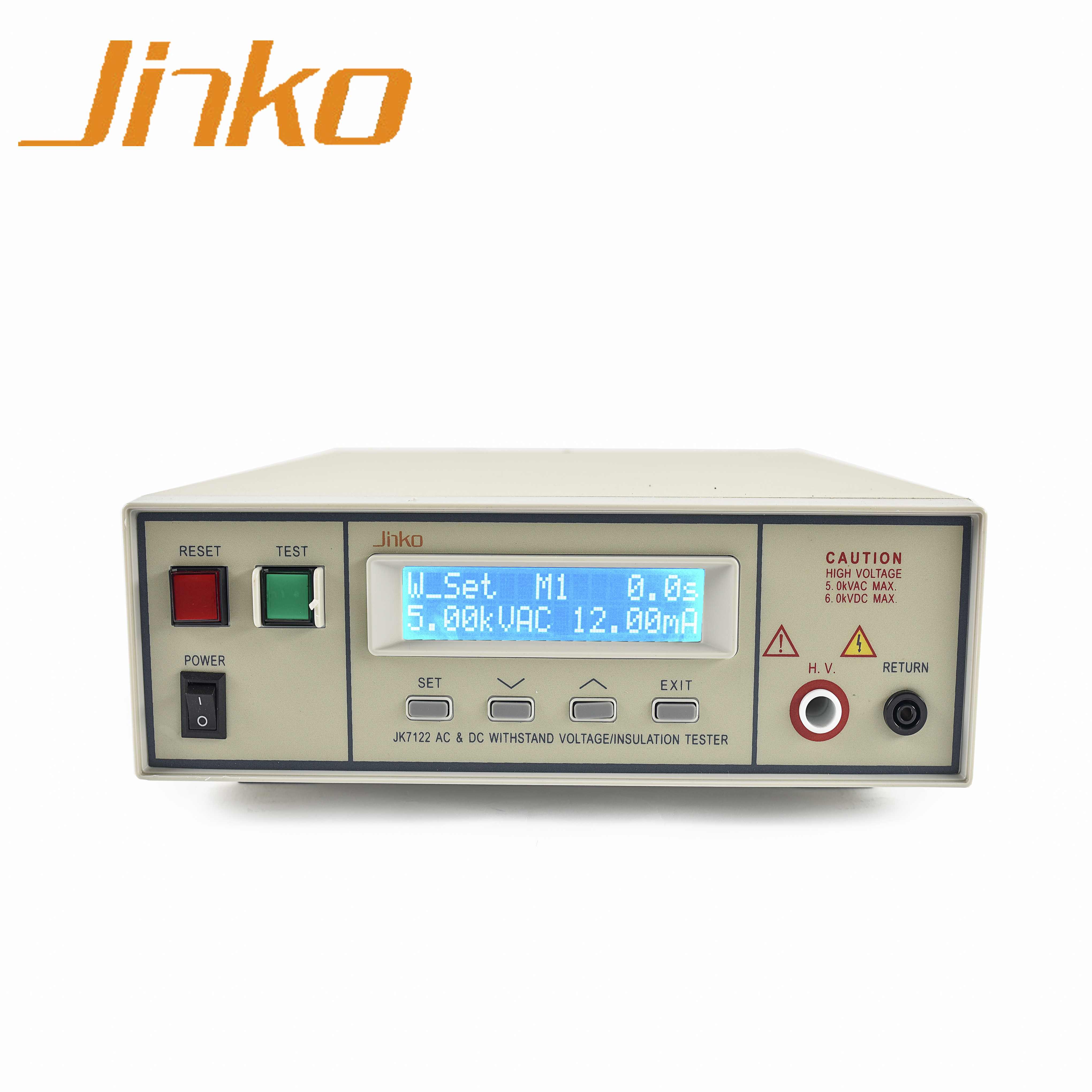 JK7122 AC/DC withstand voltage insulation tester Hipot tester Electrical safety tester