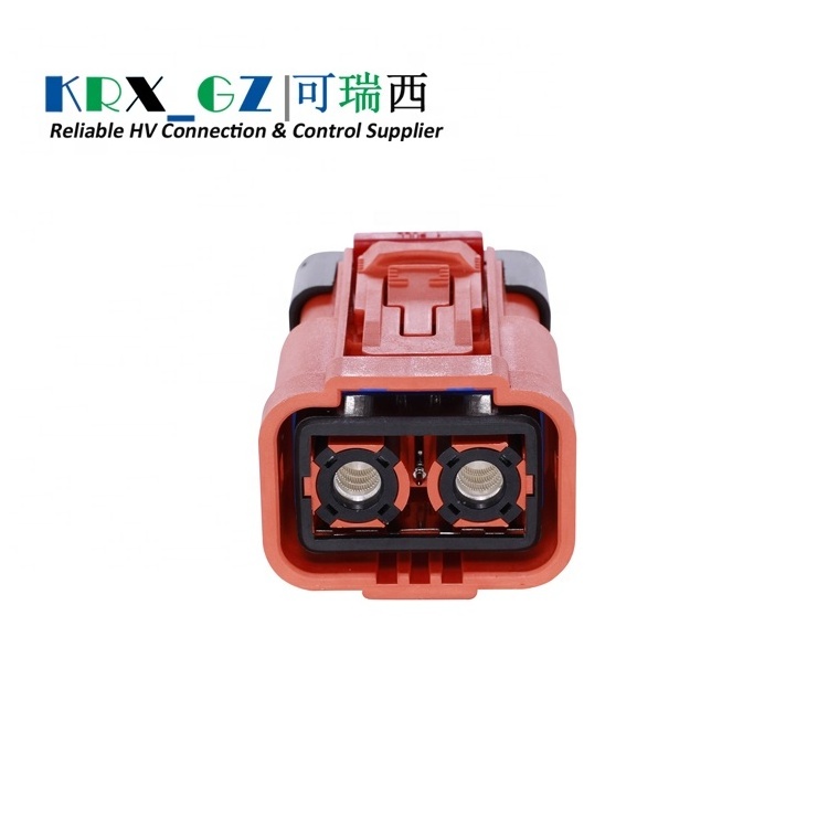 HV plastic connectors 25A 40A 60A 80A 120A 200A IP67 2Pin HV DC Power EV Connectors HVIL EV Battery Connectors plug