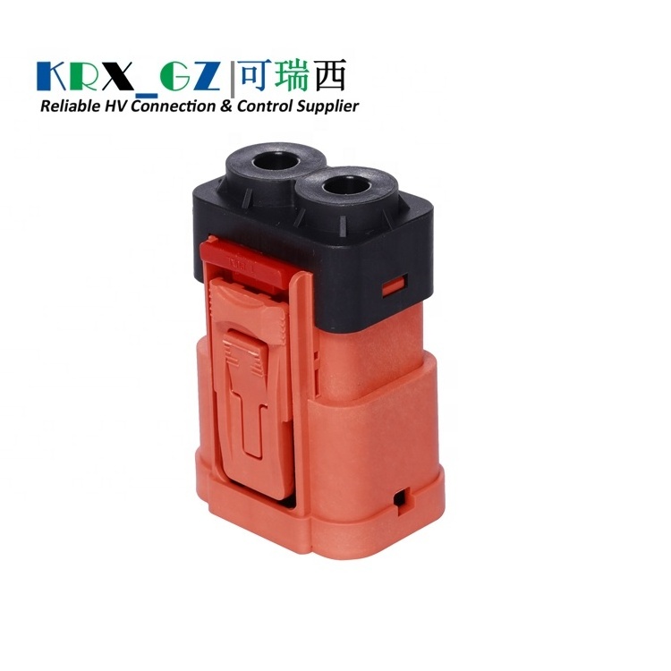 HV plastic connectors 25A 40A 60A 80A 120A 200A IP67 2Pin HV DC Power EV Connectors HVIL EV Battery Connectors plug