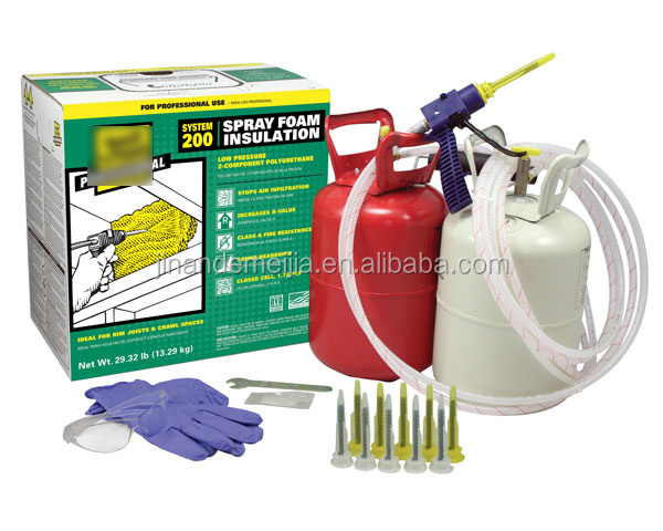 portable pu insulation foam spray foam insulation kit