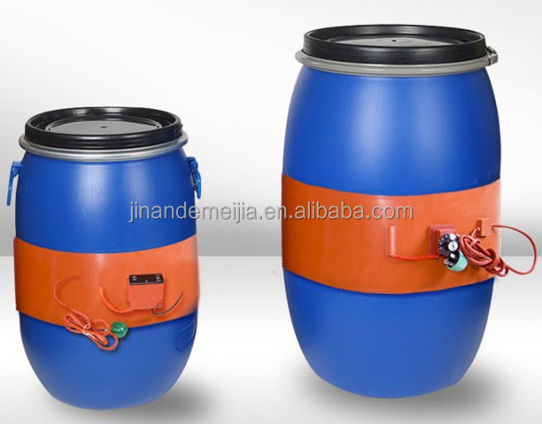 Industry 100L small drum barrels Flexible electric Silicone Rubber Drum heater Heating Belt