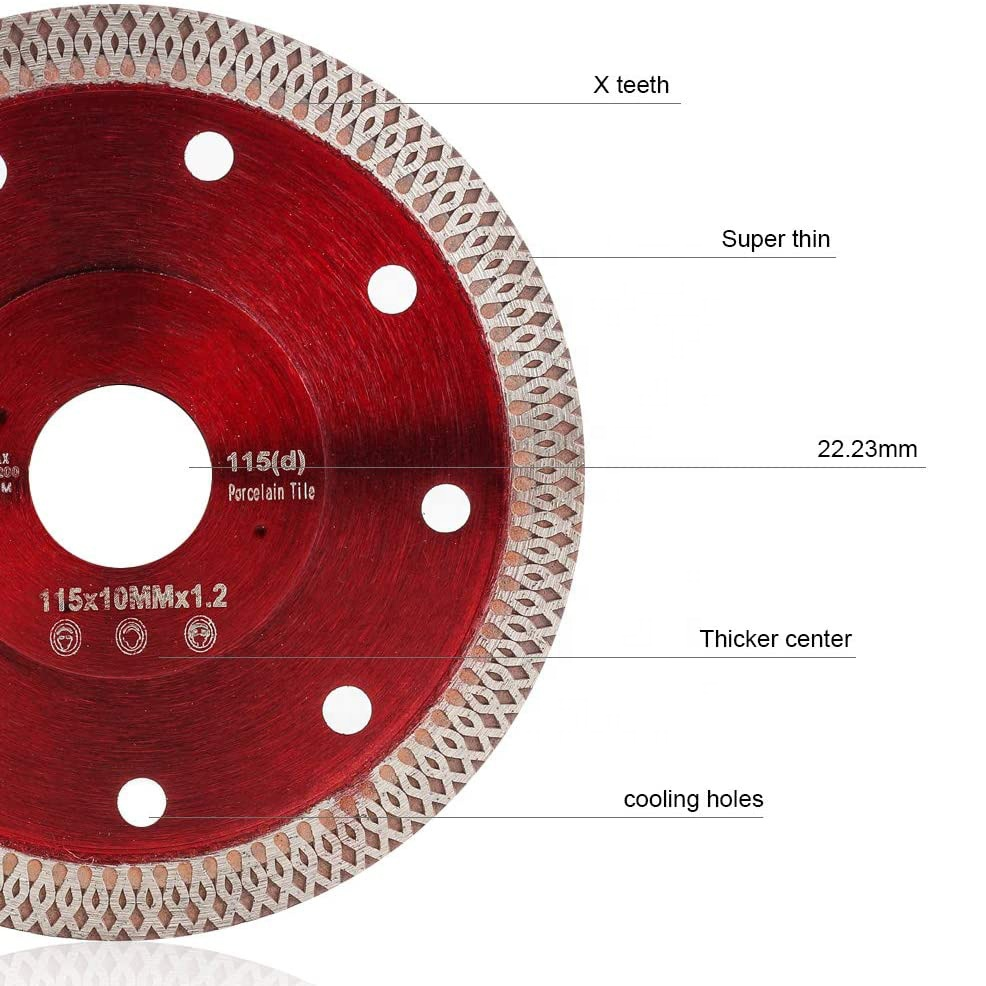 mini concave curved disc diamond saw blade 5/8-11