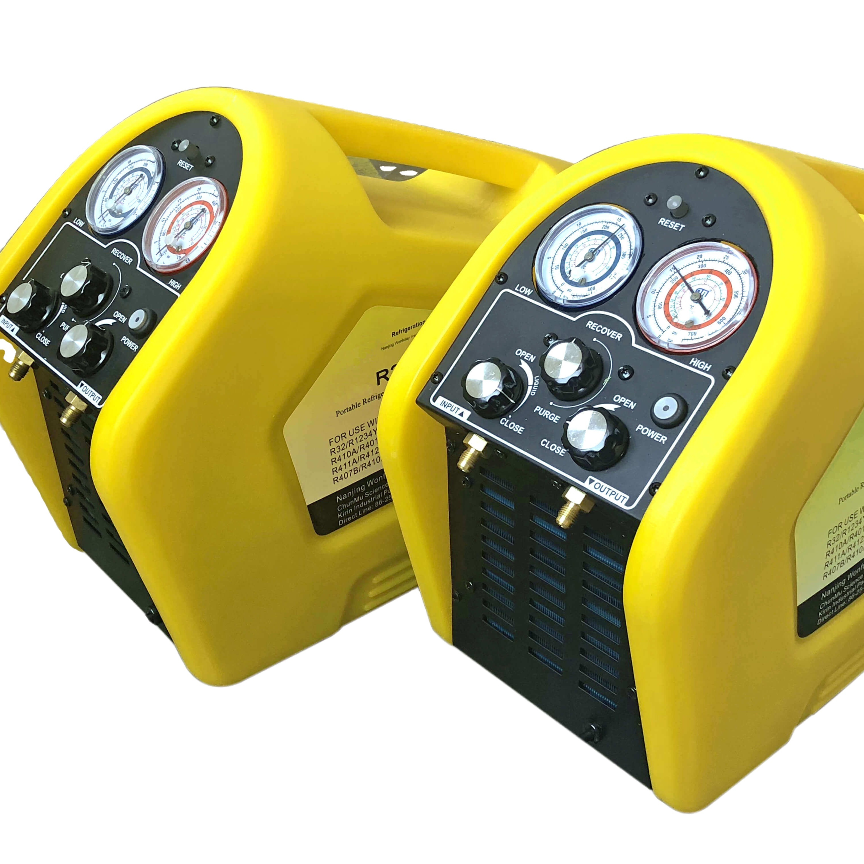 Refrigerant Recovery Machine, 110V-120V AC 60Hz Portable Recovery Unit