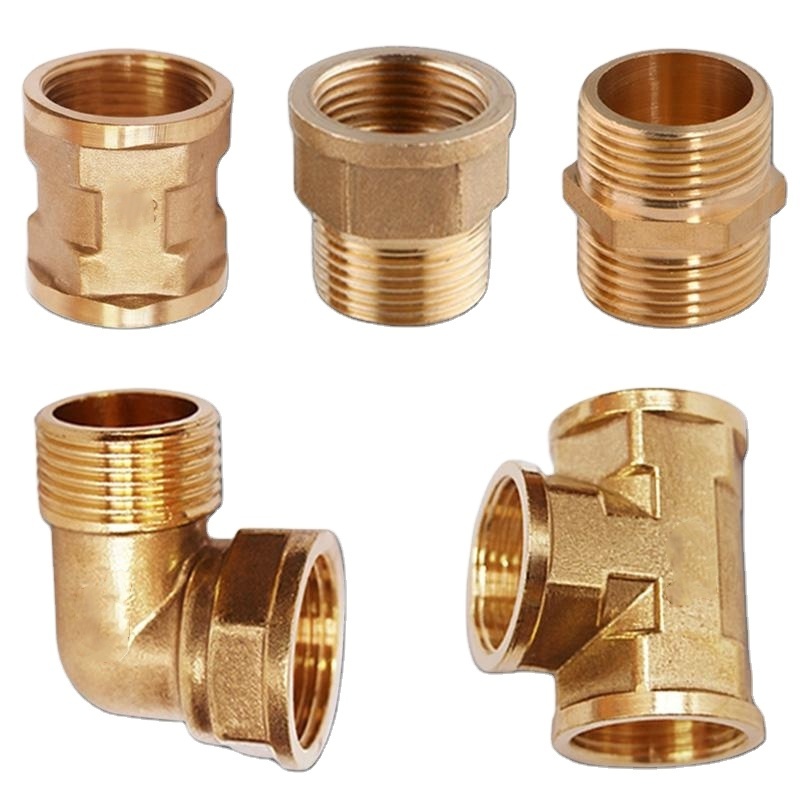 Cross Shaped Brass Pipe Fitting 4 Way 6mm 8mm 10mm 12mm Hose Barb Connector Copper Joint