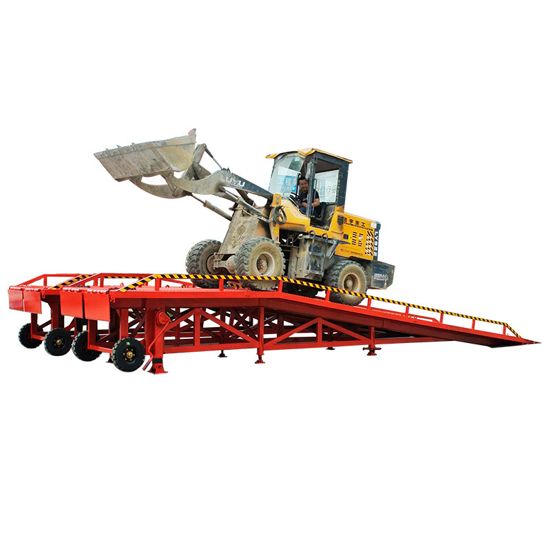 Mobile Container Load Ramp Manual Hydraulic Lift Table Mobile Boarding Bridge Manufacturer Forklift Ramps