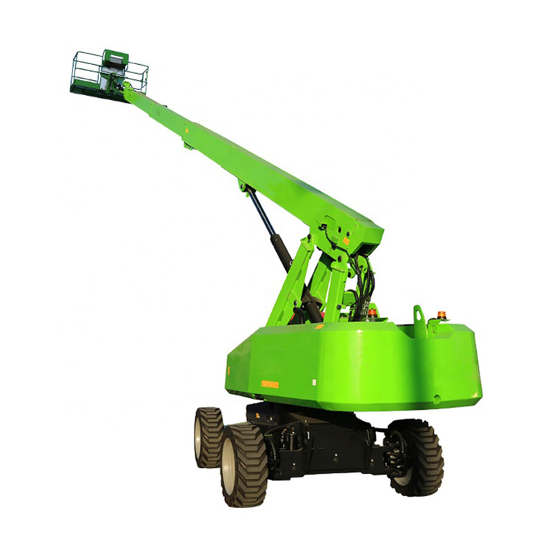 Electric Self-propelled High-altitude Working Car Cherry Picker 24m Electric Tractable Telescopic Articulated Boom Lift