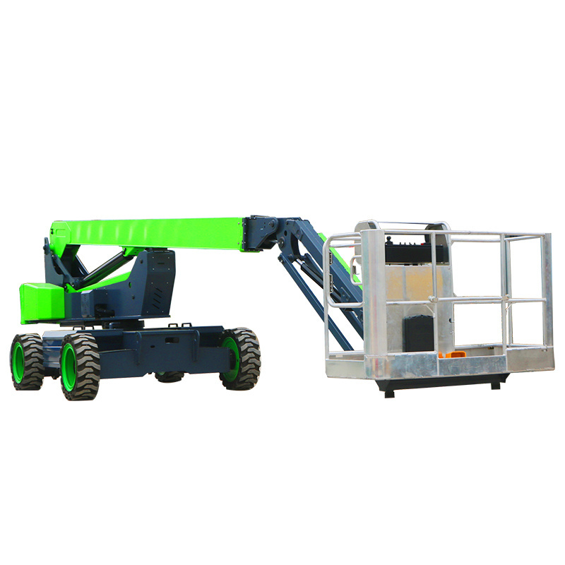 360 Spin 8-20m 250kg Towable Telescopic Arm Articulated Boom Lift Electric Or Diesel Hydraulic Cherry Picker Spider Boom Lift