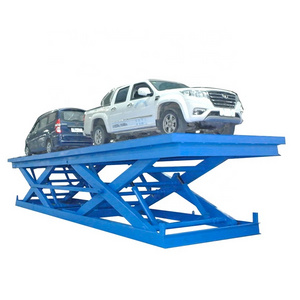 Hydraulic Car Lift Scissor Elevator Stationary Car Lift Scissor Car Parking Lift For Home Garages Stairs Pump