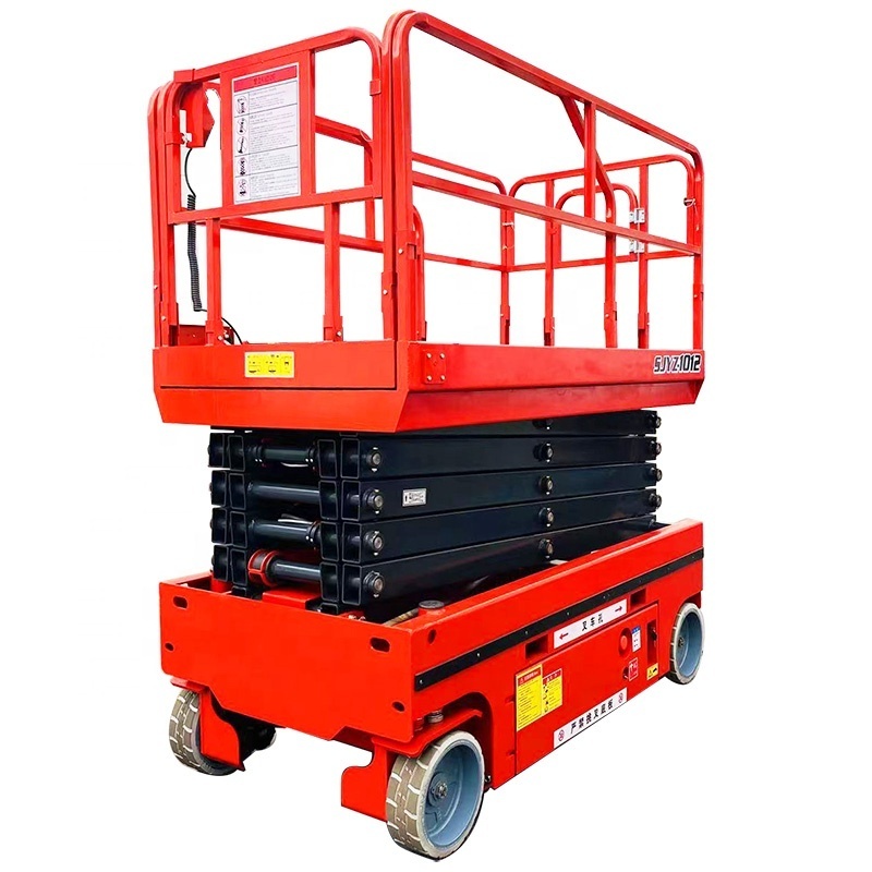 6 M Crawler Leg Aerial Work Vehicle Scissor Lift Table Mobile Working Platformspecial For Building Decoration Projects