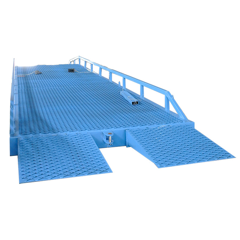 Heavy Aluminum Portable Ramp Towable Mobile Dock Vehicle Livestock Container Loading Ramp For Loading And Unloading