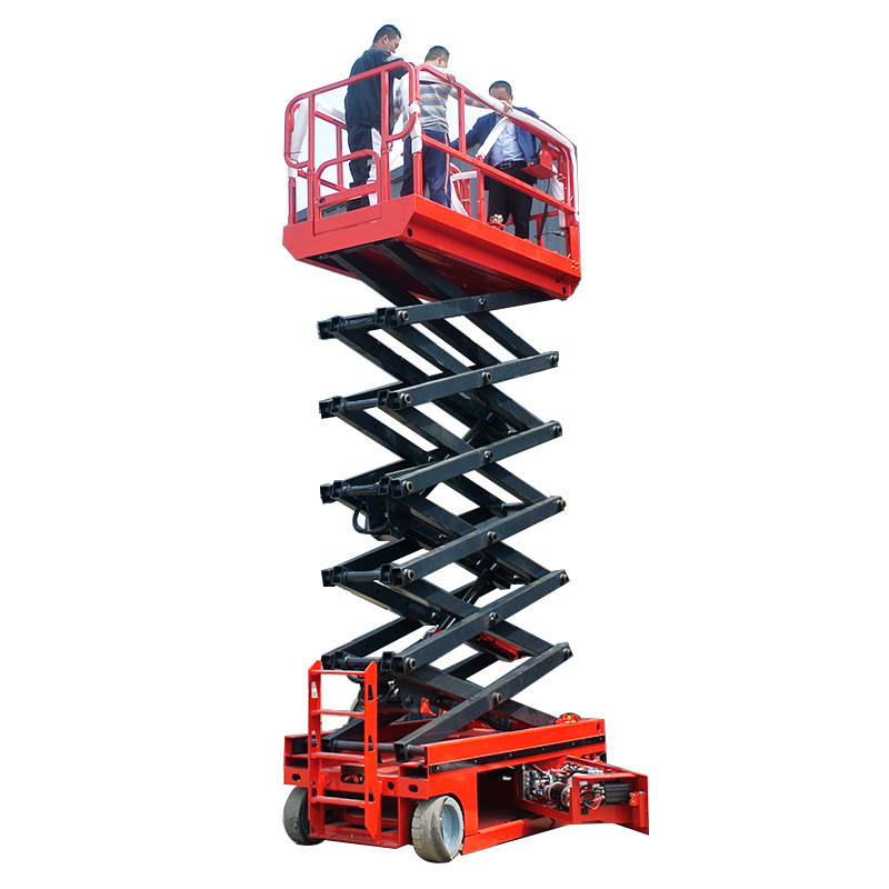 High Rise Hydraulic Window Cleaning Scissor Lift Self-propelled Electric Scissor Lift