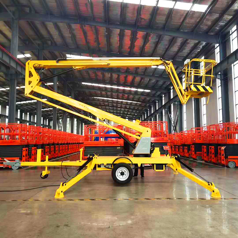 Cherry Picker/ High Quality 45.60ft Cherry Picker Tow Behind Cherry Picker Articulated Boom Lift For Sale