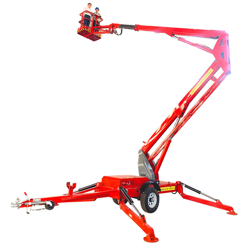 Cherry Picker/ High Quality 45.60ft Cherry Picker Tow Behind Cherry Picker Articulated Boom Lift For Sale