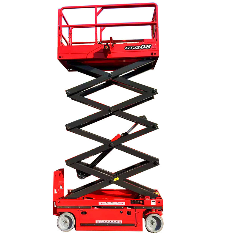 6 M Crawler Leg Aerial Work Vehicle Scissor Lift Table Mobile Working Platformspecial For Building Decoration Projects