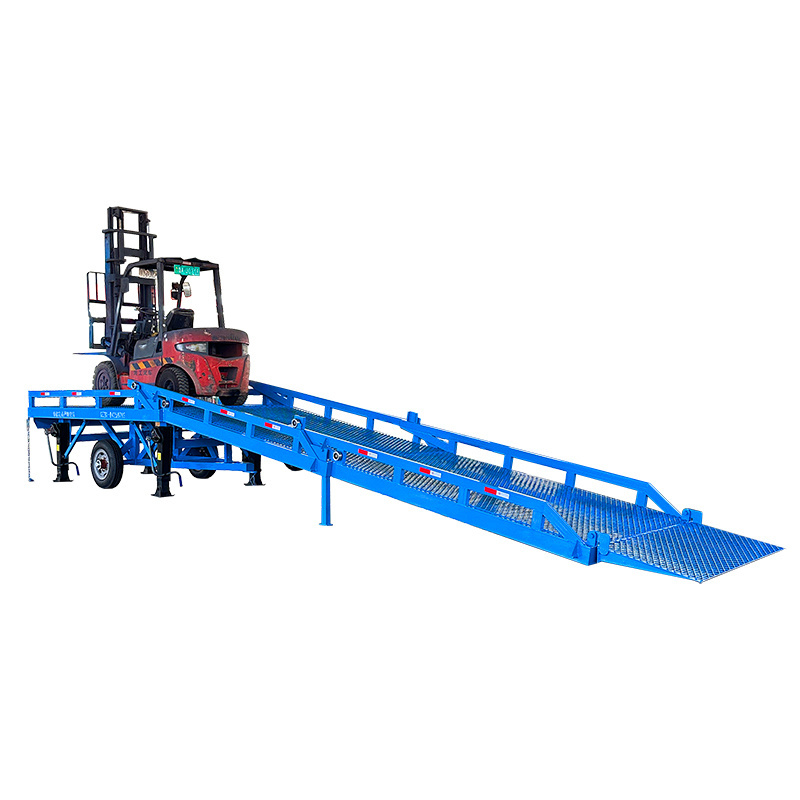 Mobile Container Load Ramp Manual Hydraulic Lift Table Mobile Boarding Bridge Manufacturer Forklift Ramps