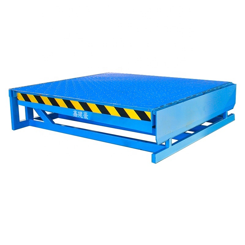 High-Strength Manganese Steel Hydraulic Warehouse Dock Leveler Telescoping Lift Truck Loading Ramp