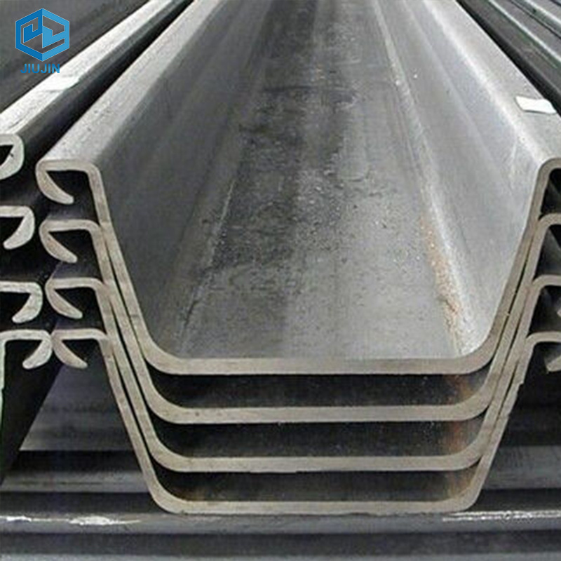 Hot Rolled Retaining Walls Fiberglass U Type 2 Second Hand Harga Steel Sheet Pile Supplier Baja Vinyl Pvc Z Sheet Piling