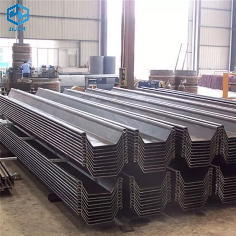 Hot Rolled Larsen U Z Type Steel Sheet Piles Sy295 S355 Sy390 Hot Rolled Used Steel Sheet Piles