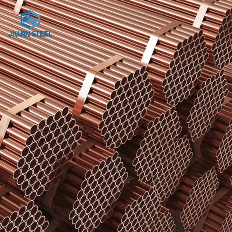 China Jiujin Metal Customized Size Copper Pipe Short Delivery Date Round Square Rectangular Copper Tubes