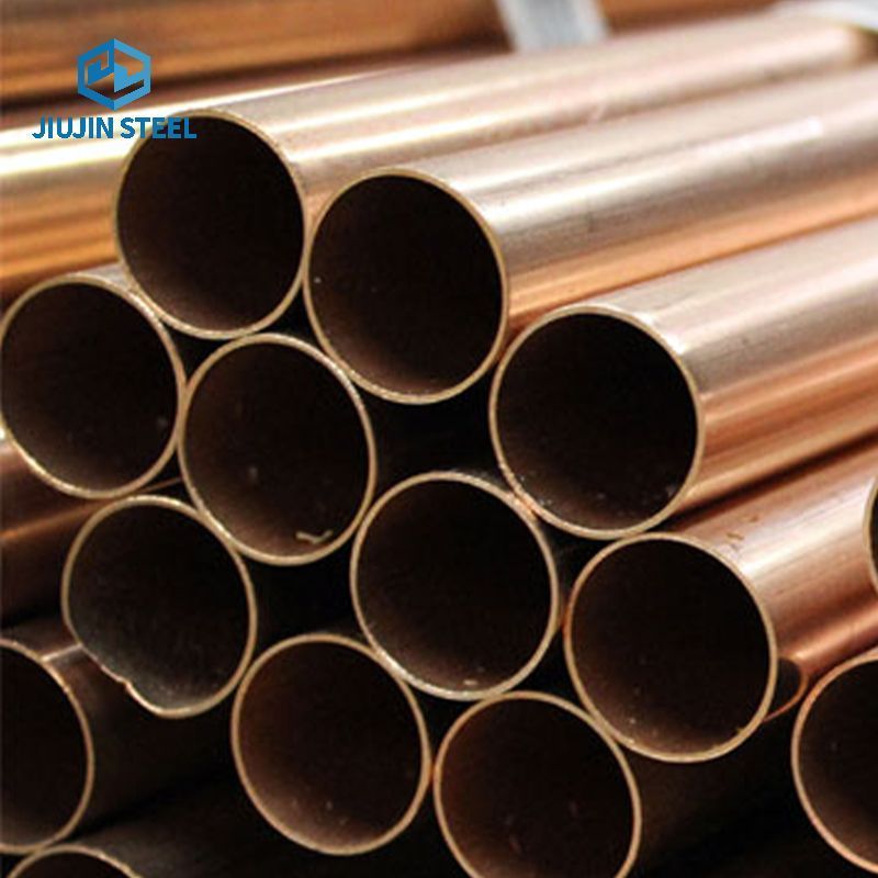 China Jiujin Metal Customized Size Copper Pipe Short Delivery Date Round Square Rectangular Copper Tubes