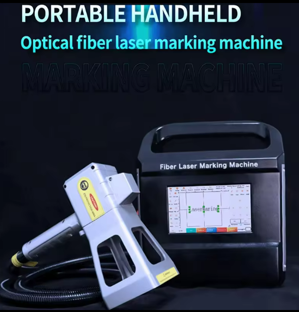 Portable 20W/25W/30W/50W CNC LY Mini Fiber Laser Marking Machine Handheld Vin Mark Logo Ezcad Control Software AI/PLT/DXF