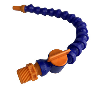 LY CNC3/4 inch flexible coolant hose, circular and flat nozzle, adjustable plastic coolant hose